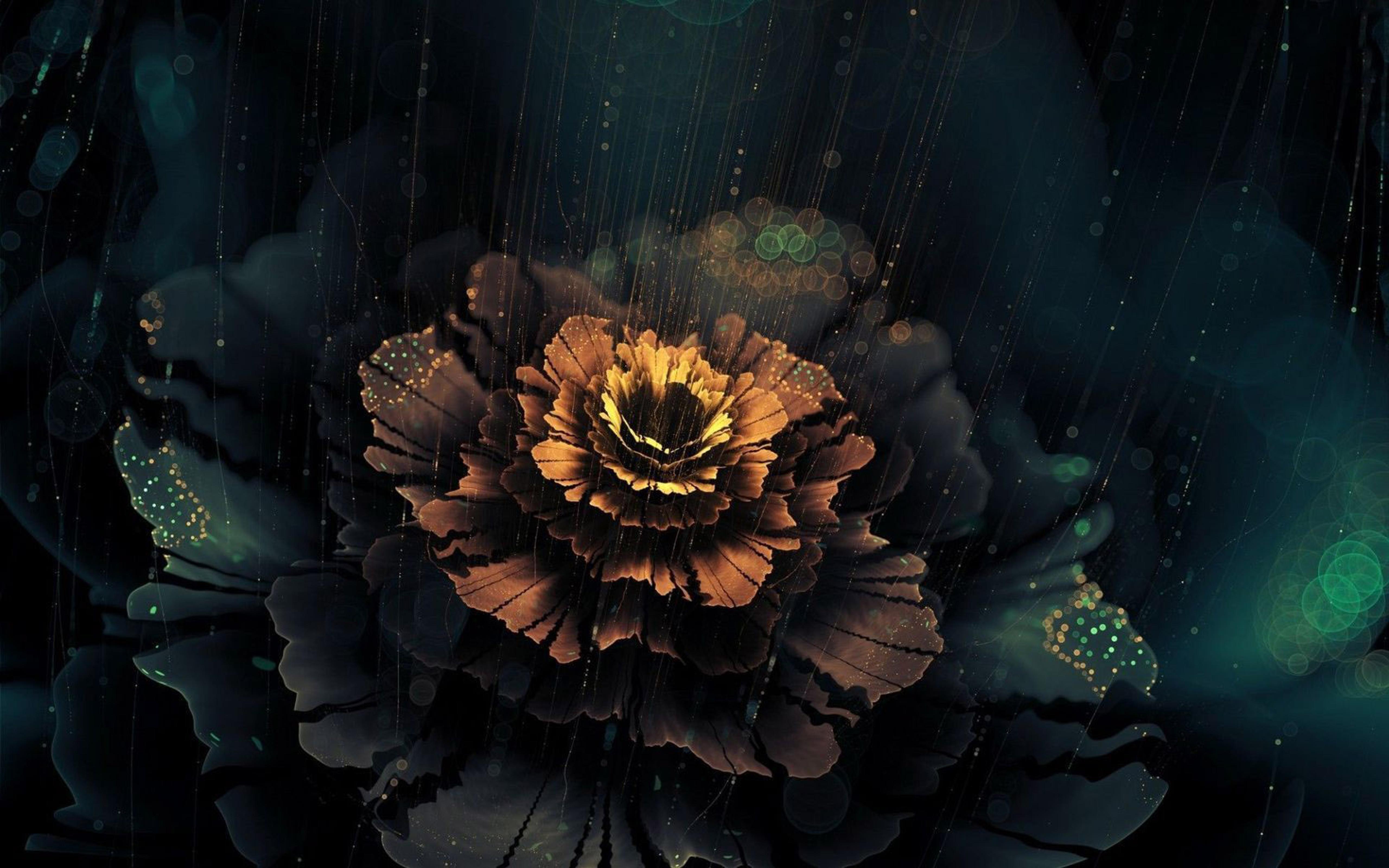 Beautiful Abstract Flower Wallpaper