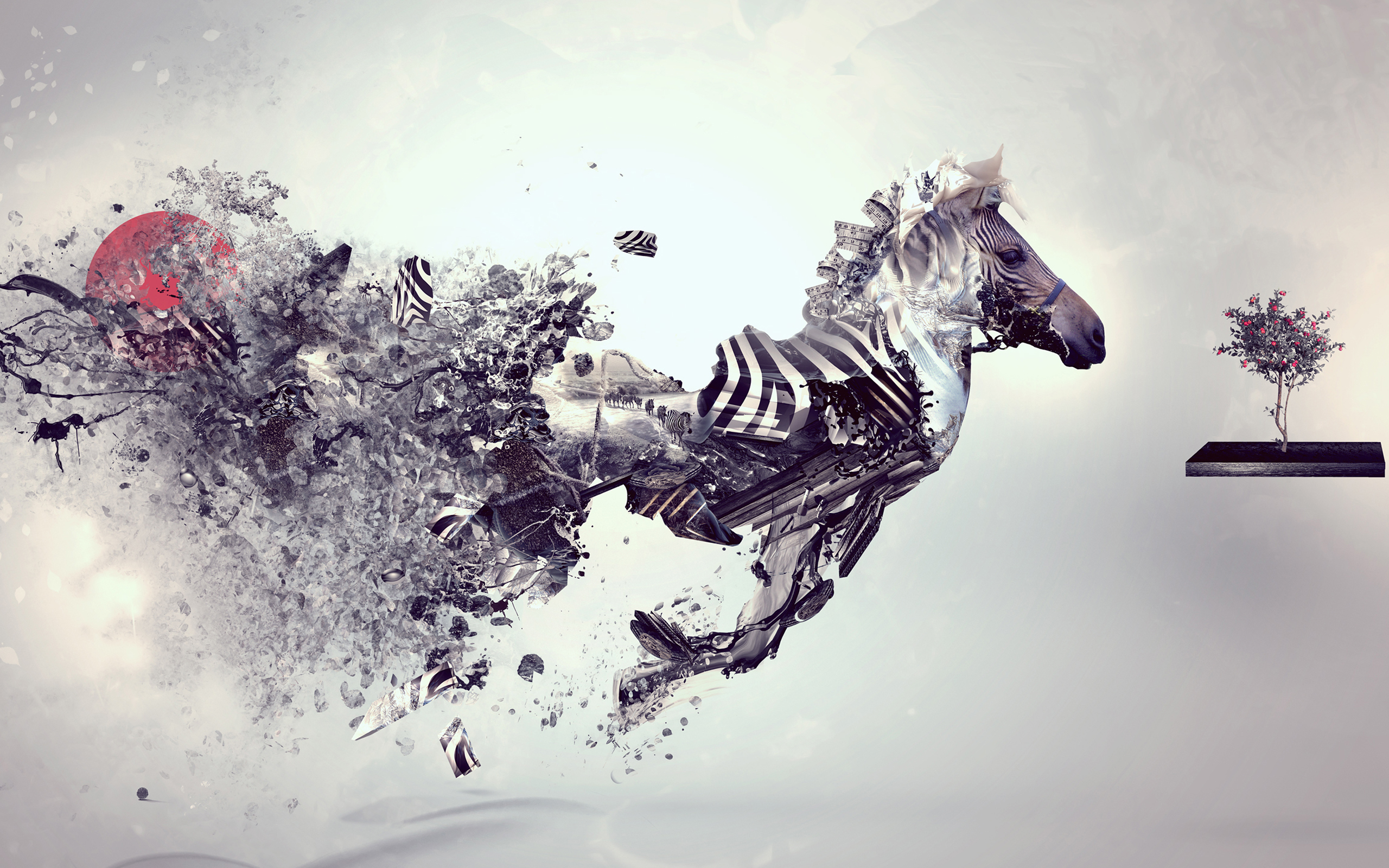 Digital Horse Animal Art Wallpaper For Desktop 8044