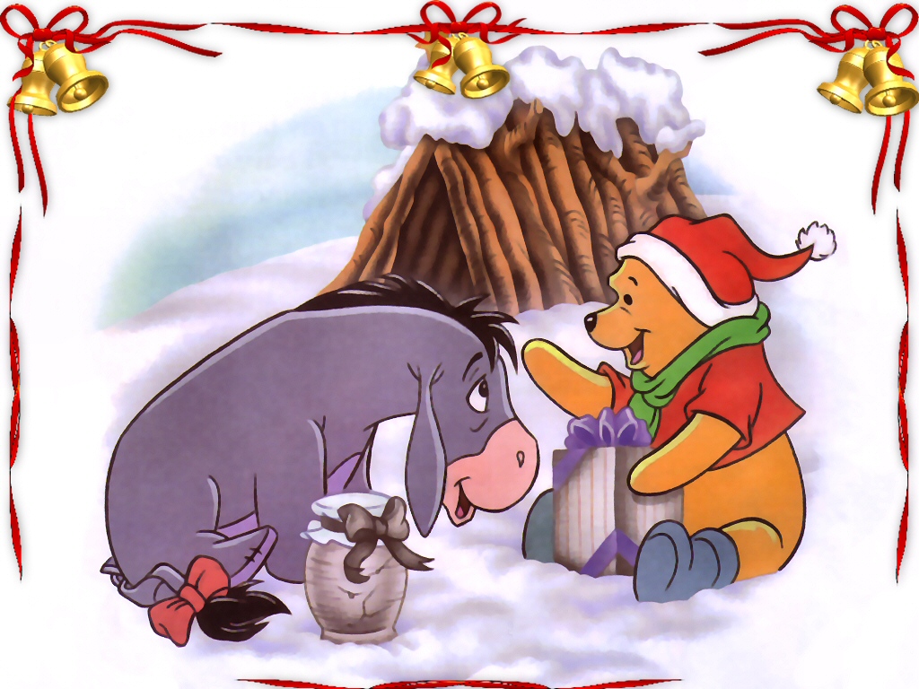 Pooh Christmas Picture Wallpaper
