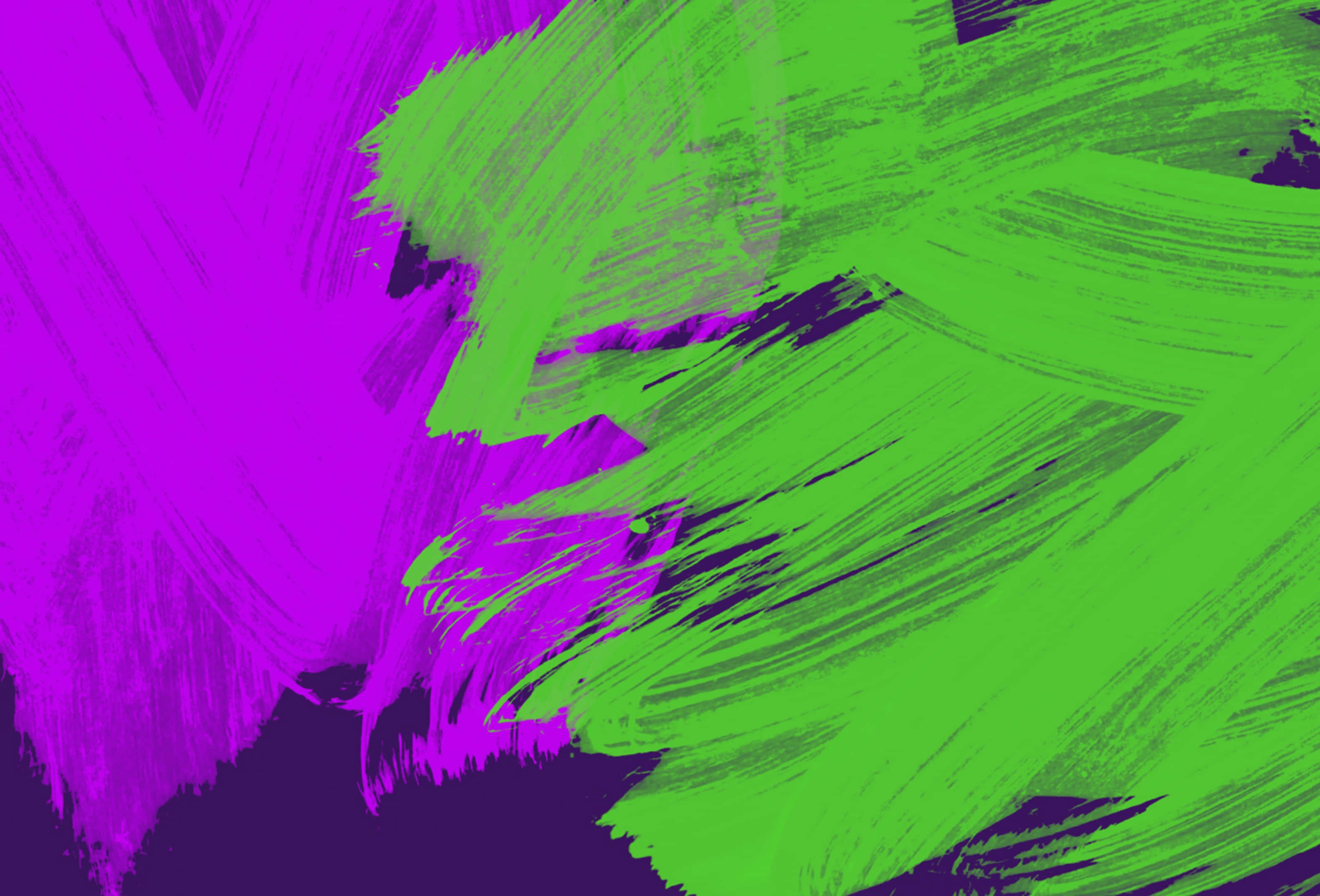 Neon Green And Purple Wallpaper