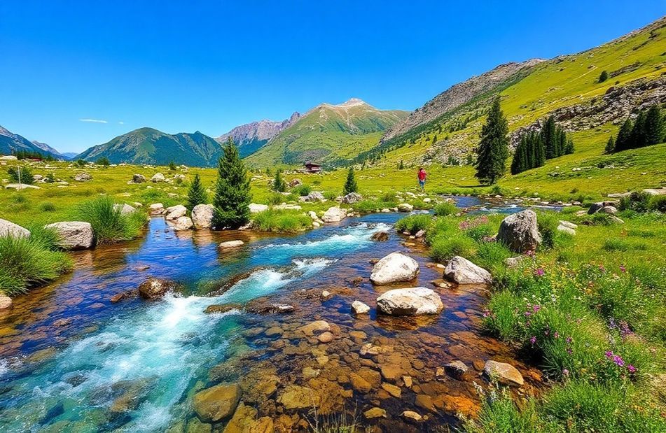 Mountain Spring Wallpaper