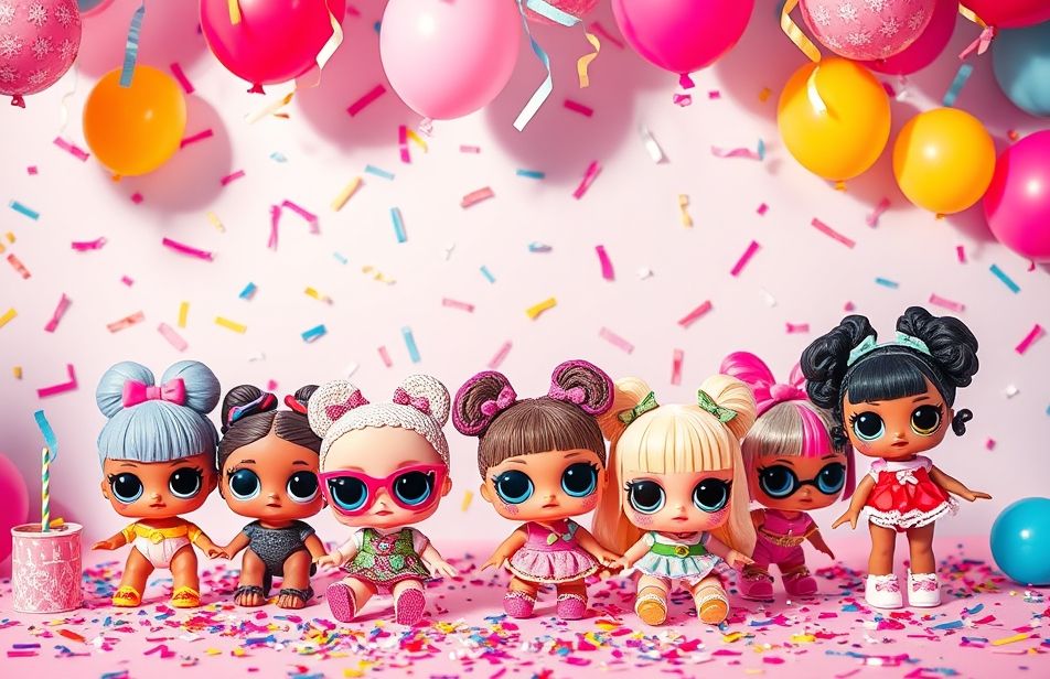 L O Surprise Dolls Wallpaper