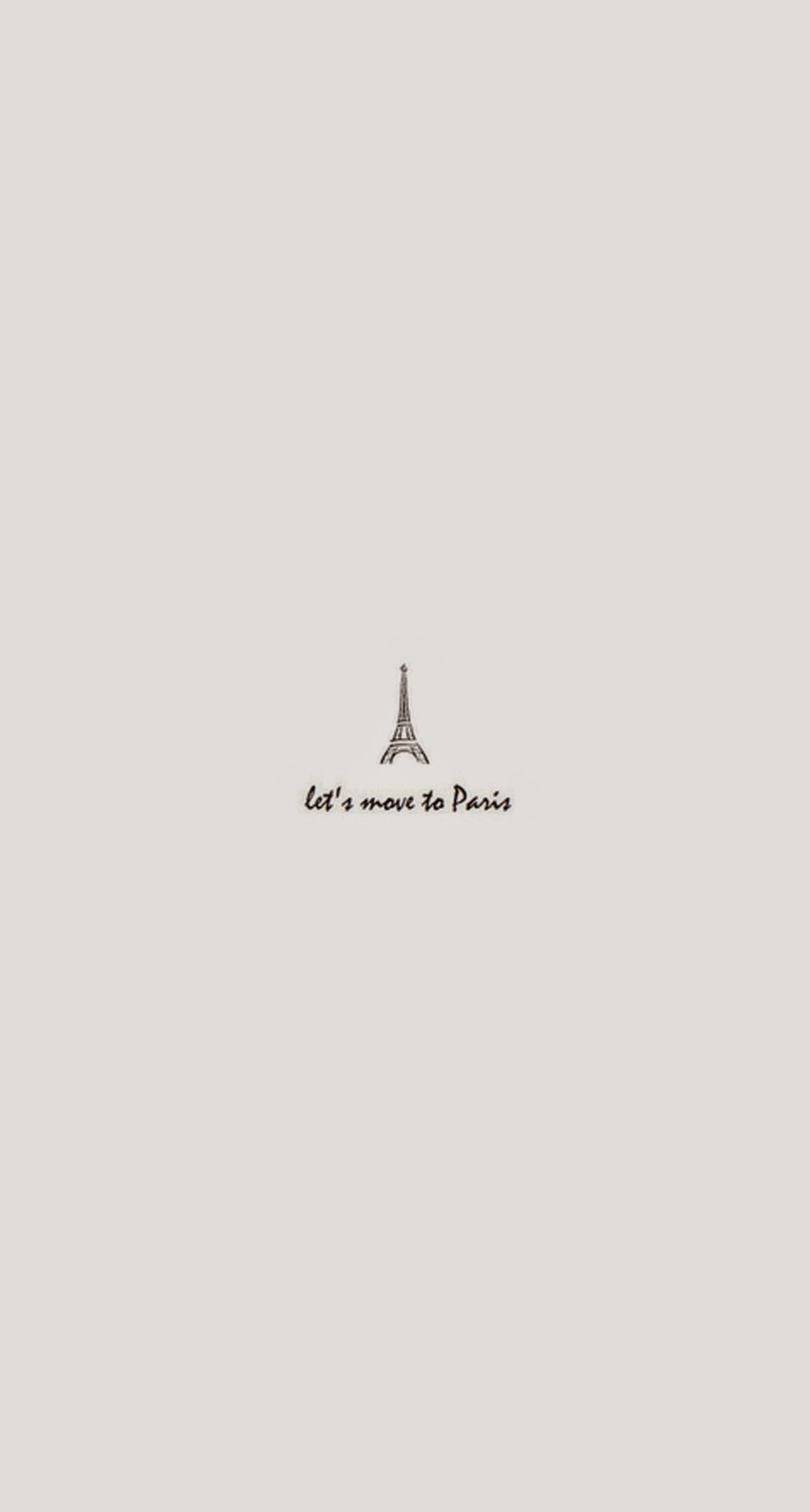 Move To Paris Minimal iPhone Plus HD Wallpaper Ipod