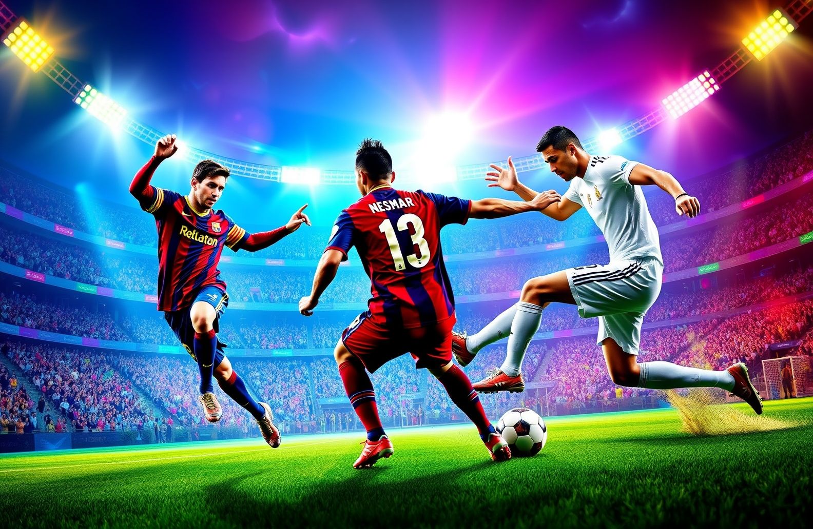 Messi Neymar Ronaldo Wallpaper