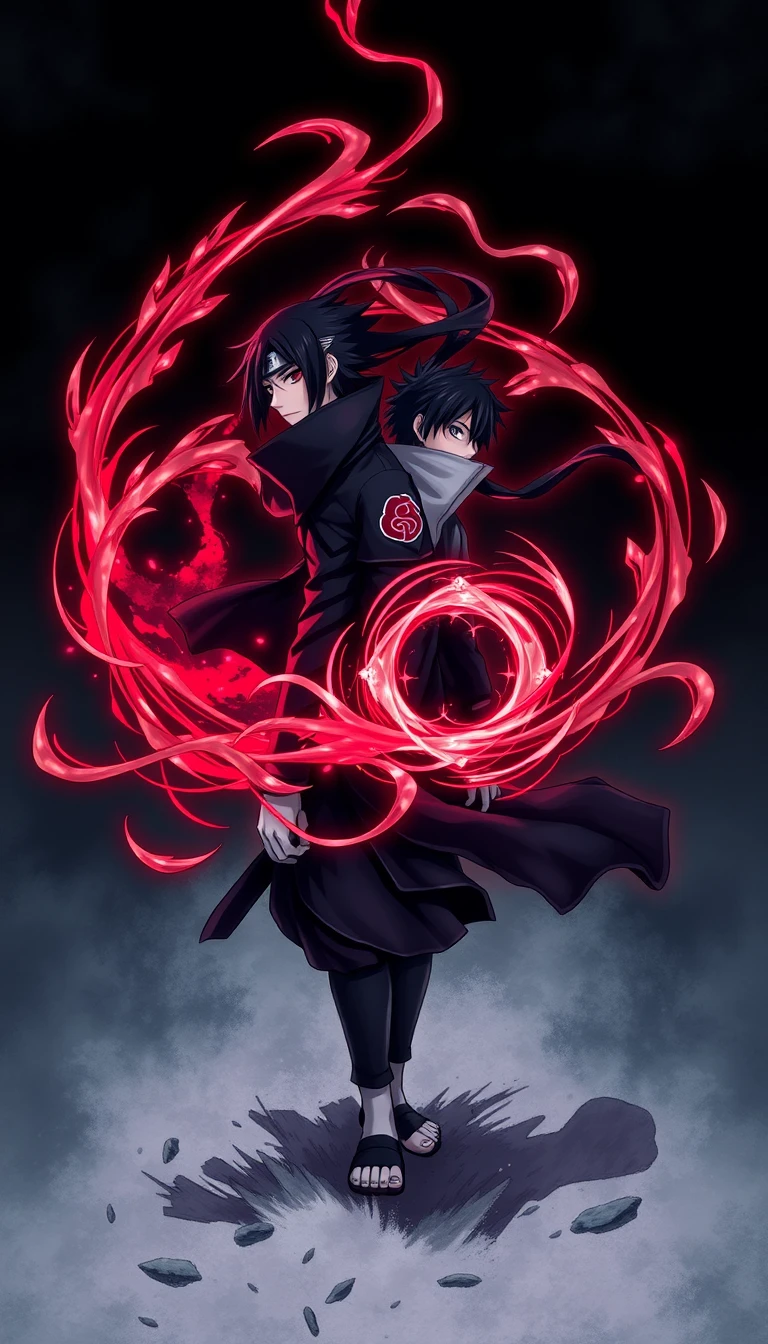 Itachi Sasuke Phone Wallpaper