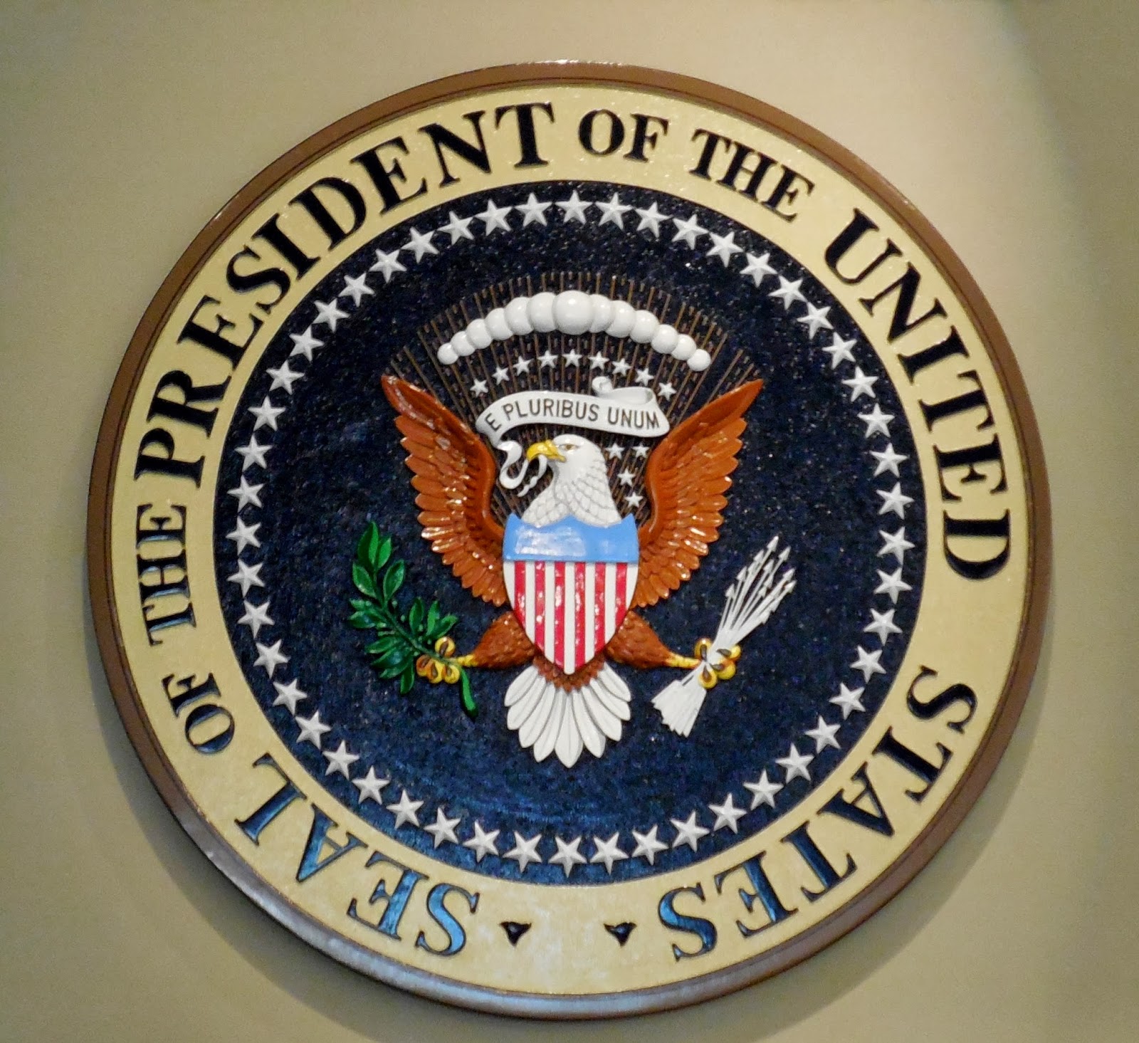White House Seal Bush Presidential Library