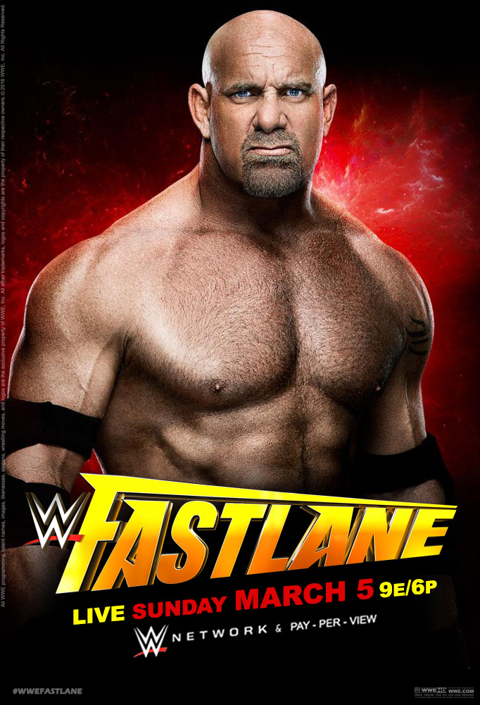 Wwe Fastlane Official Poster By Jahar145