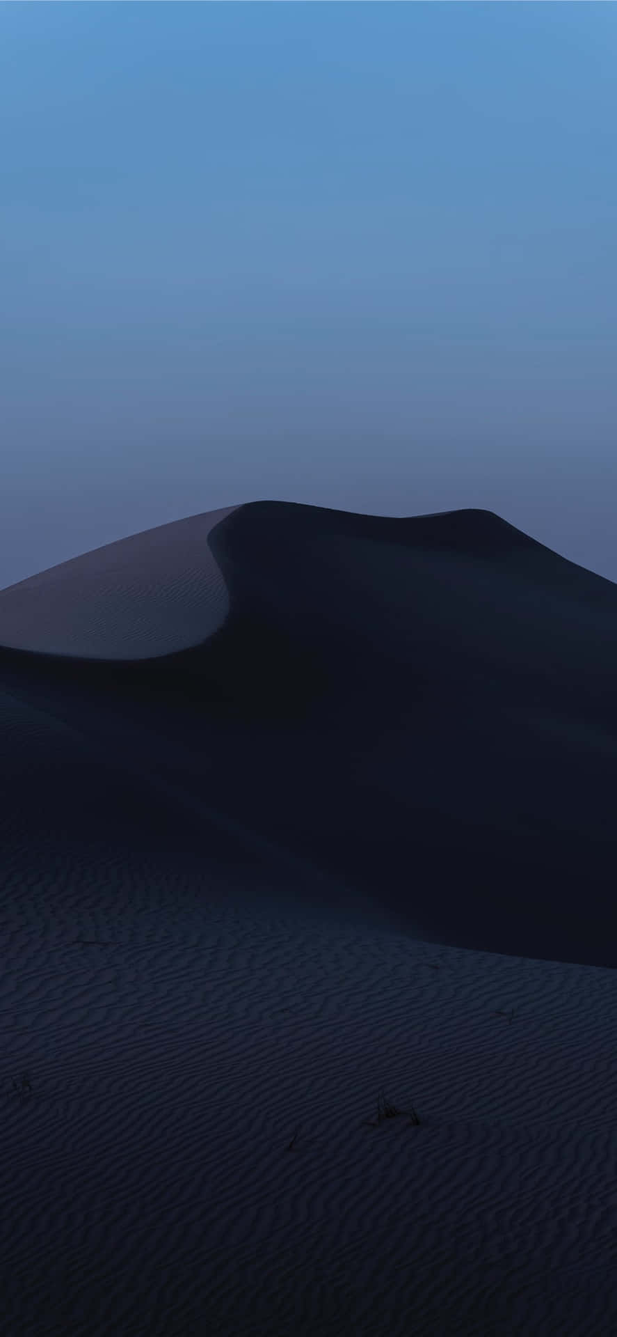 Blue Aesthetic Desert iPhone Wallpaper