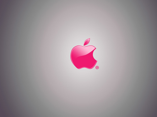 Pink Apple Wallpaper By