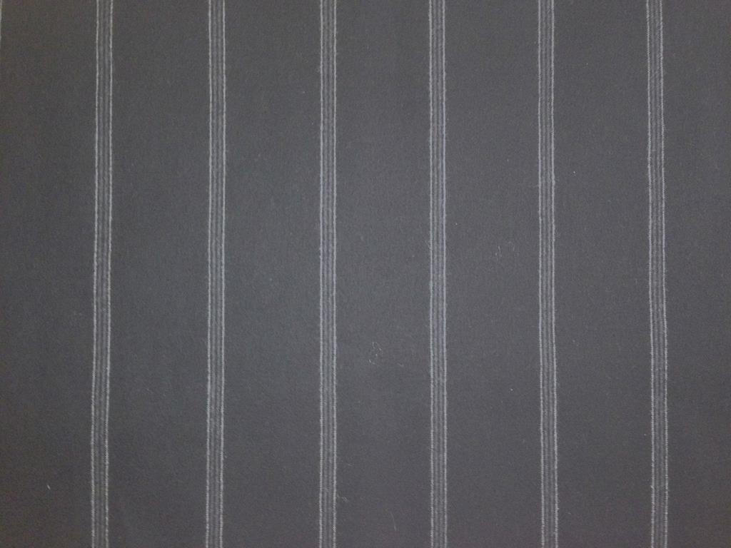 Regent Stripe Grey Flannel By Ralph Lauren Designer