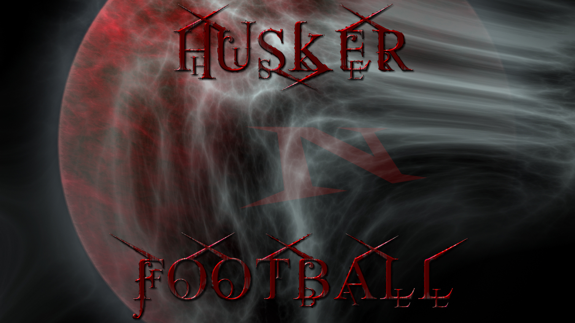 Husker Football Blood Moon Wallpaper