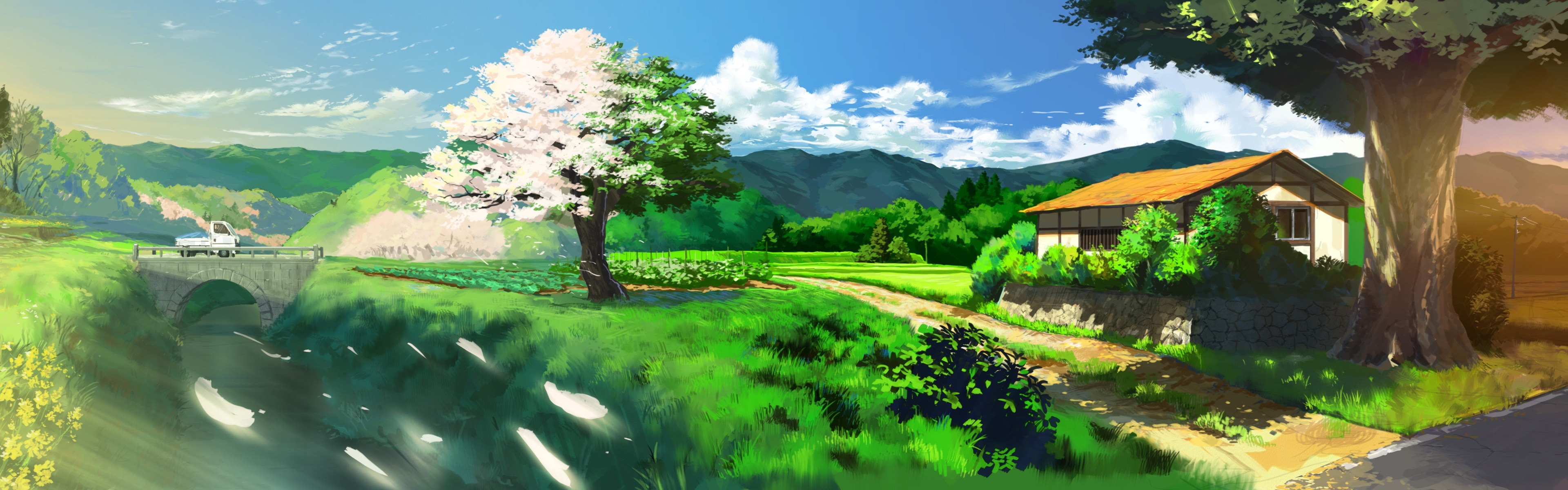 Anime Dual Monitor Wallpaper