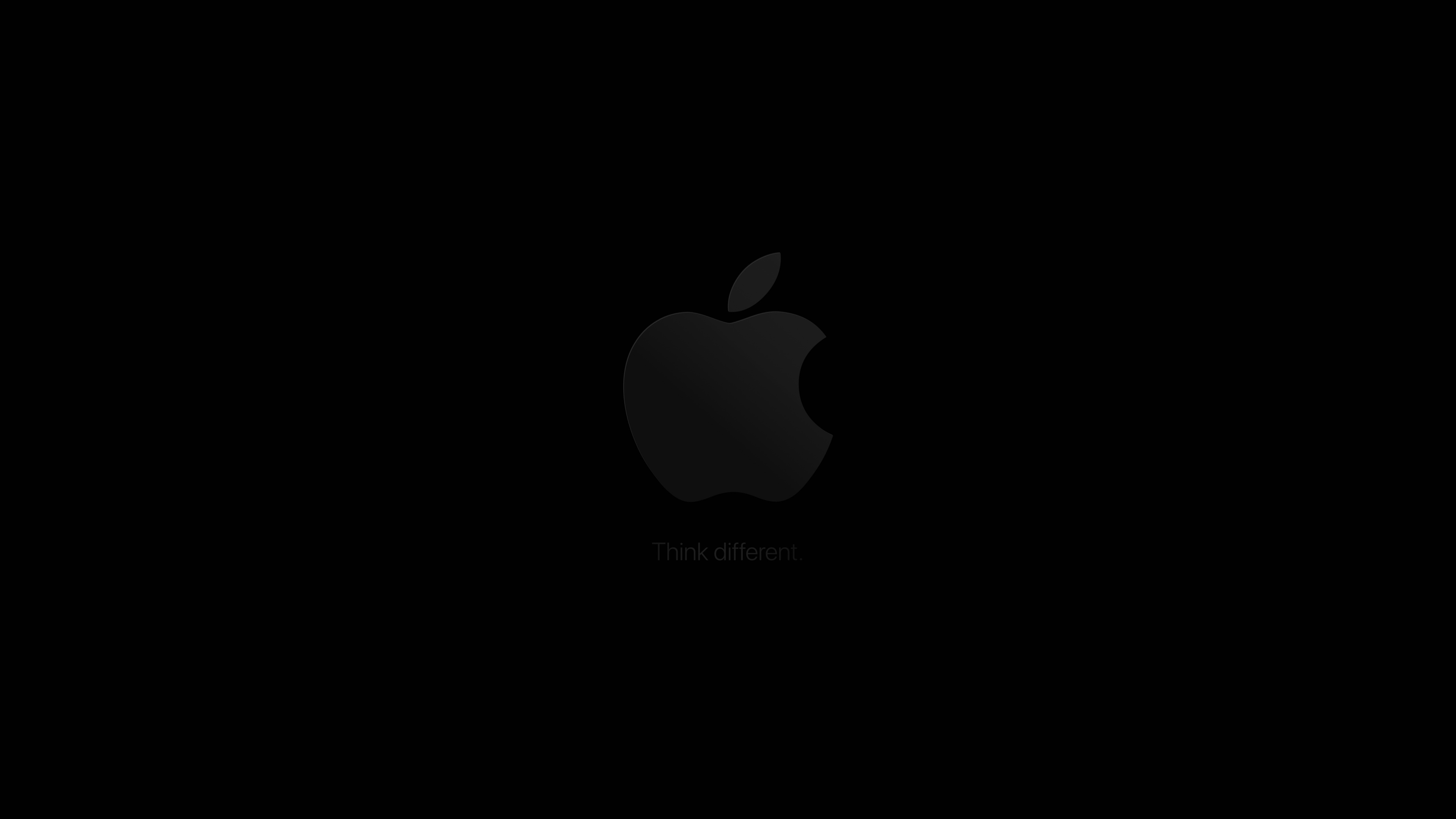 Apple Logo Wallpaper 4k Think Different Minimal 5k