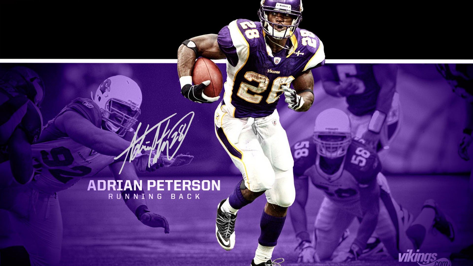 Nfl Minnesota Vikings Rb Adrian Peterson HD