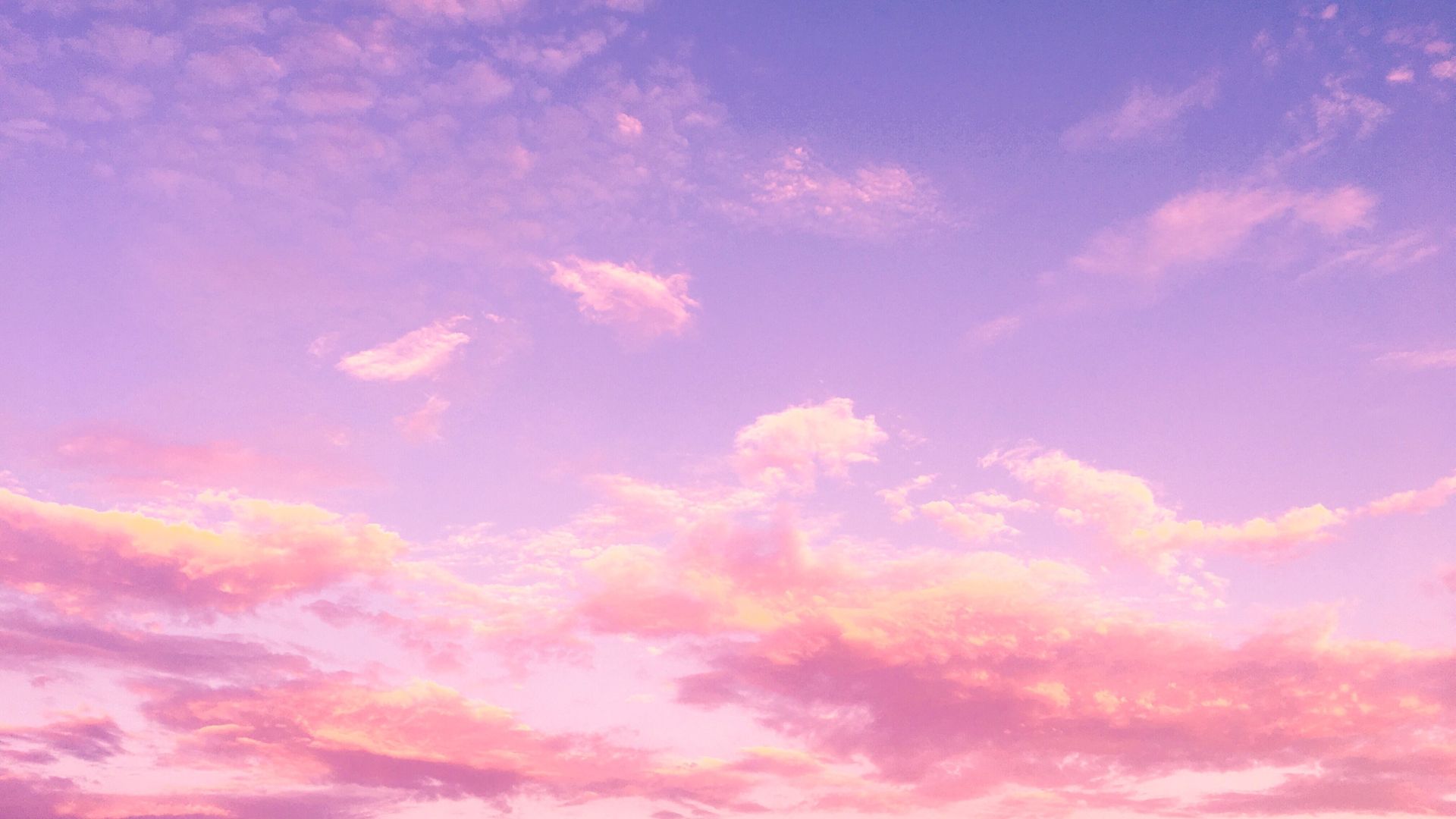 Pink Clouds Sky Summer Wallpaper Stream