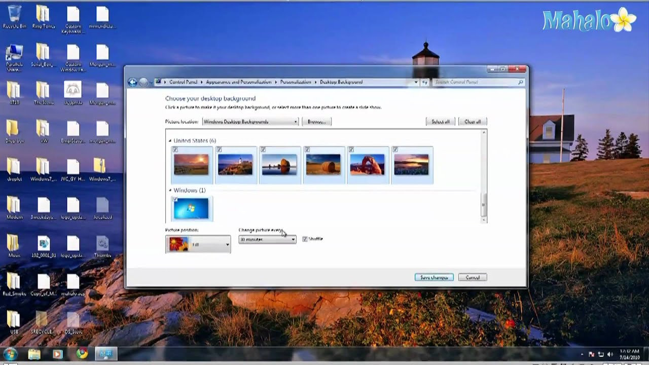 How To Make Your Background A Slideshow In Windows