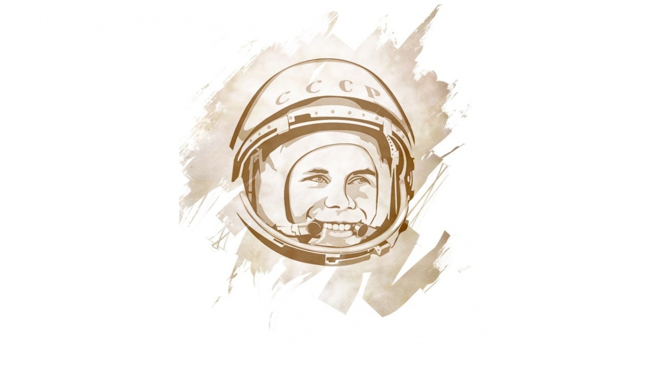 Wallse Portrait Of Yuri Gagarin Desktop