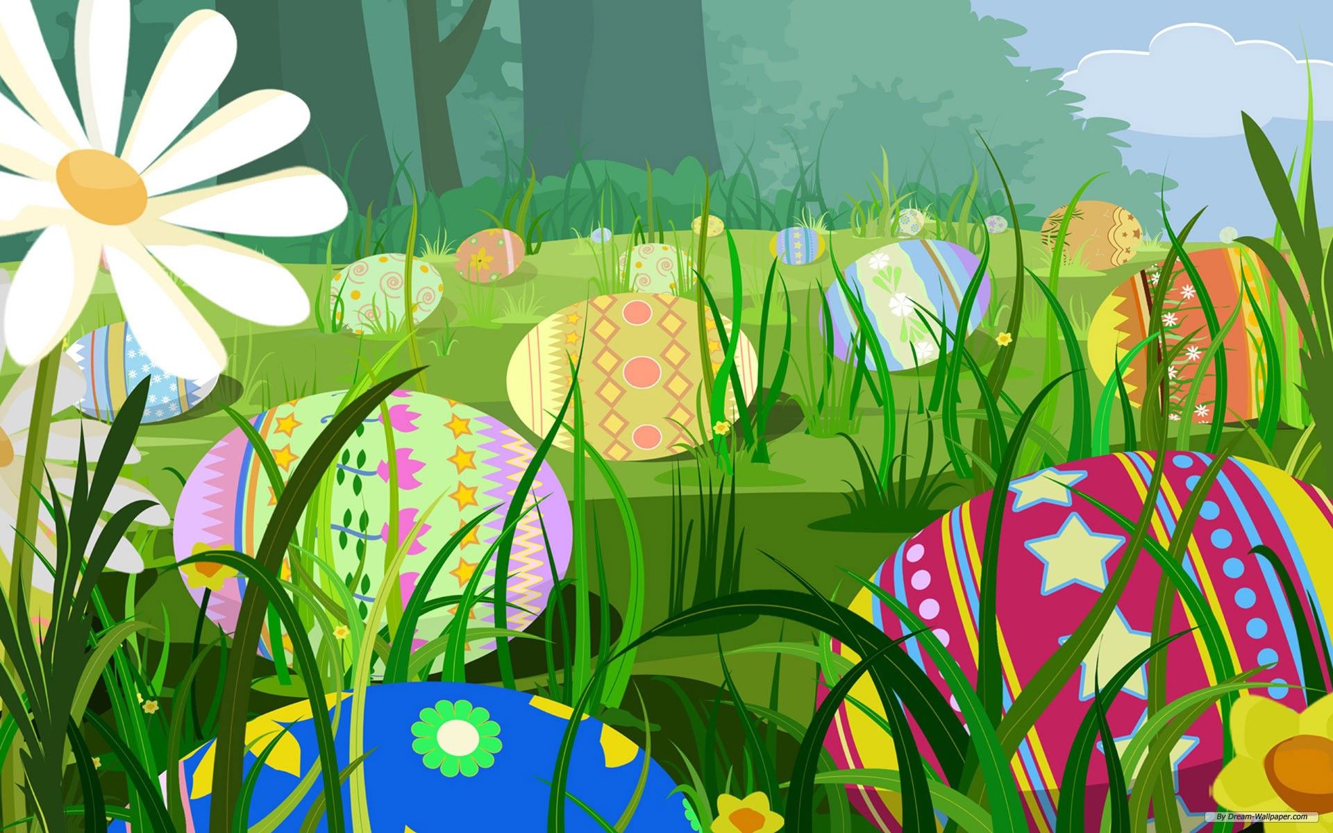 Easter Scenes HD Wallpaper