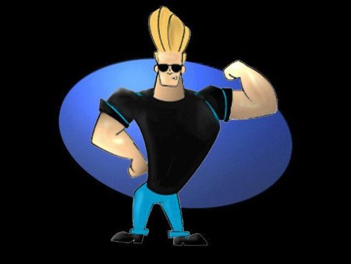 Download Johnny Bravo wallpapers to your cell phone   cute laugh