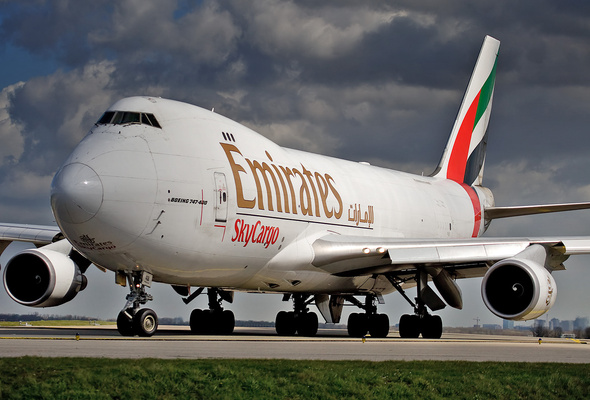Wallpaper Boeing Emirates Skycargo