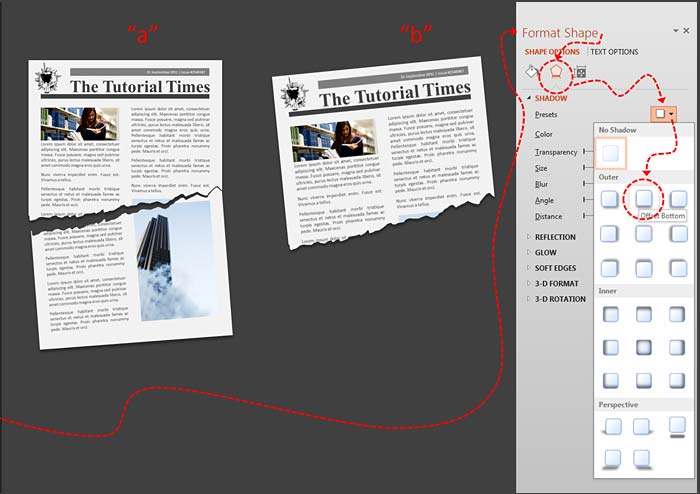 Powerpoint Tutorial For A Torn Paper Effect