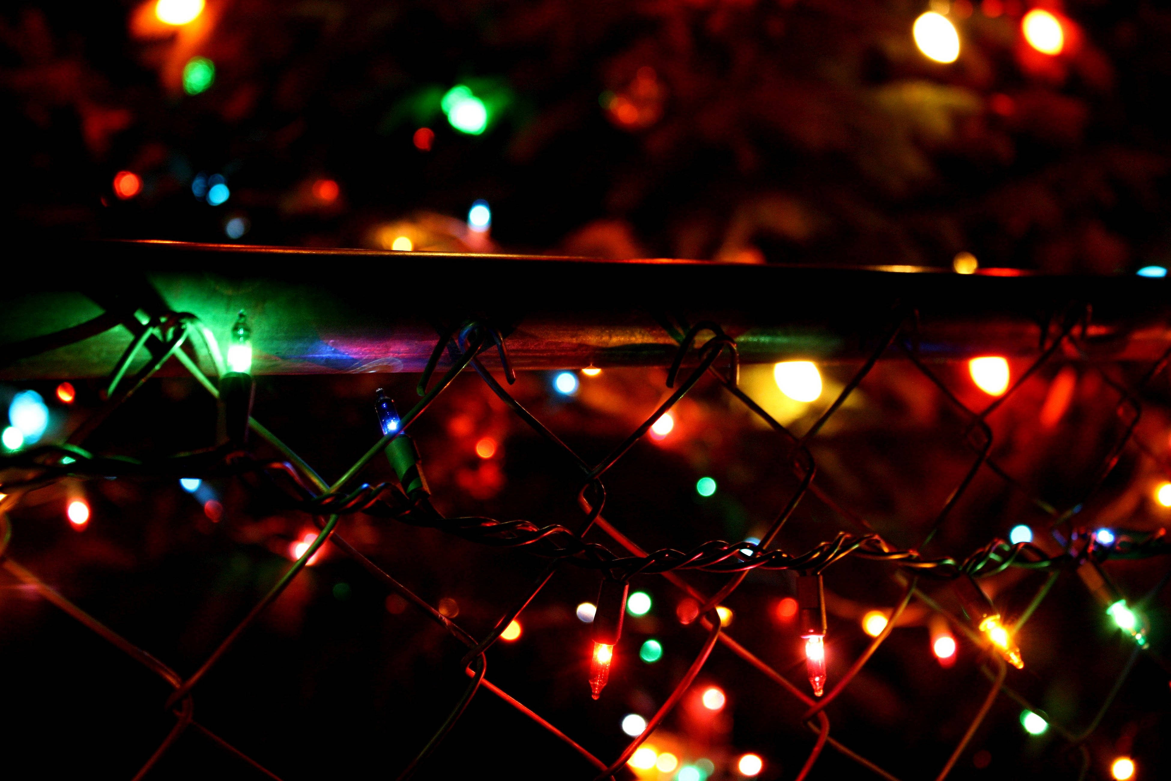 Christmas Lights Aesthetic Wallpaper