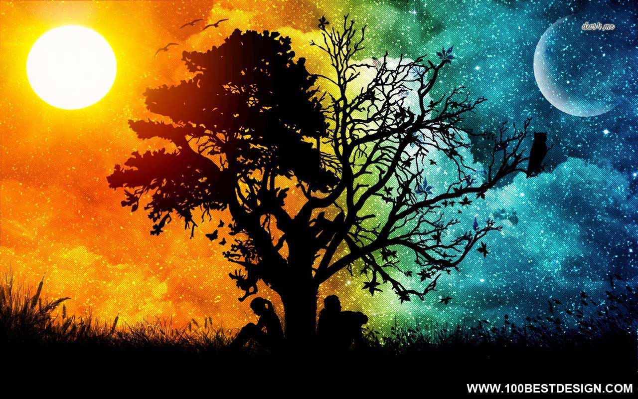 Top Nice Nature Desktop Wallpaper And Background Day Night