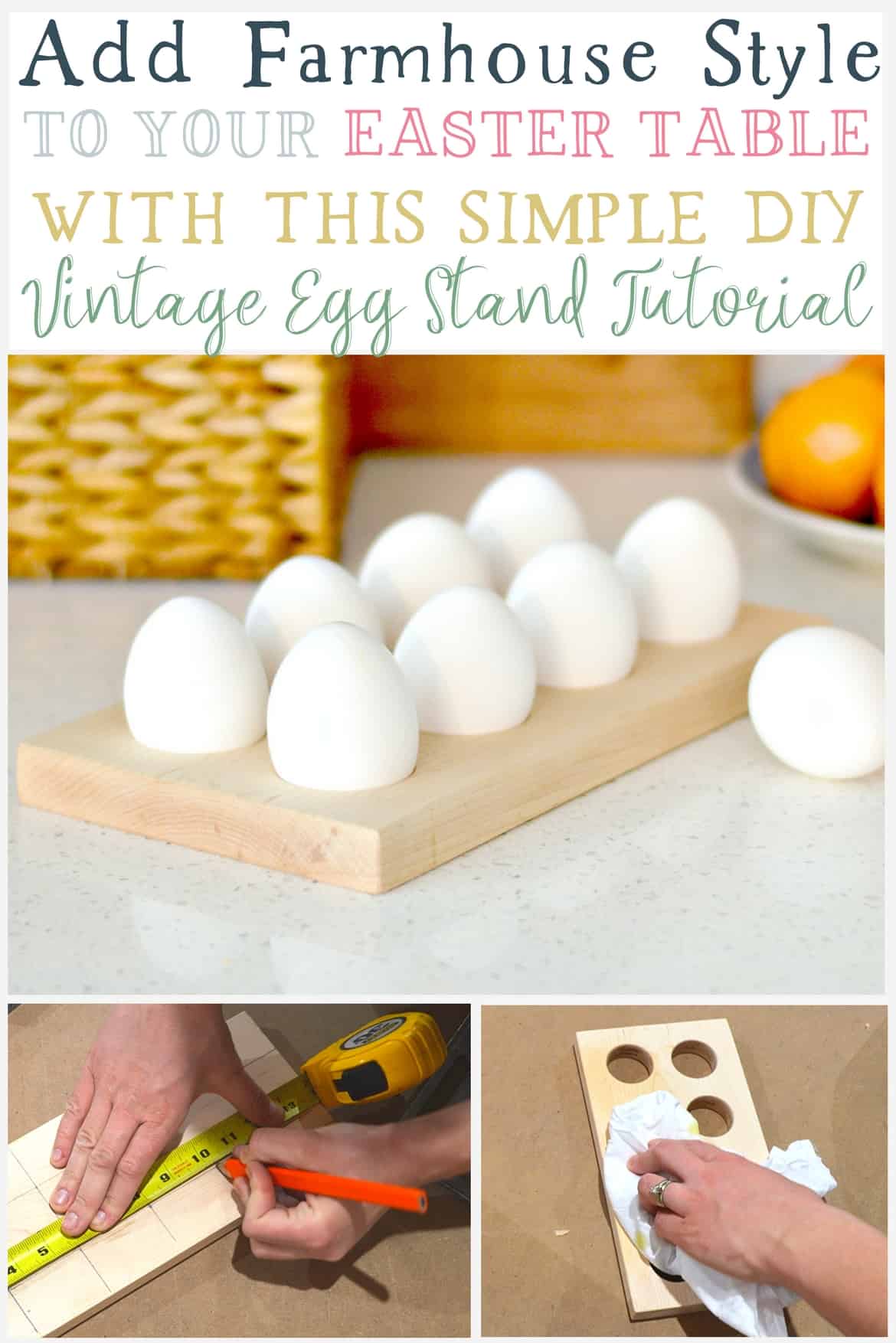 Add Farmhouse Style To Your Table With This Simple Vintage Egg