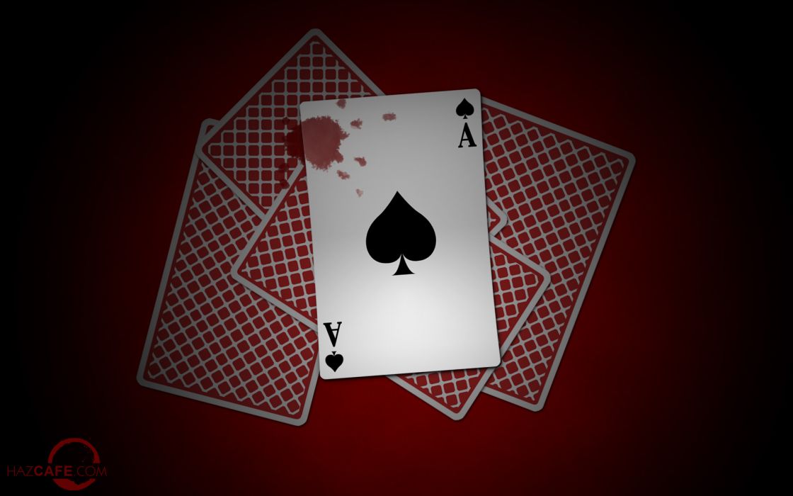Bloody Ace Card Wallpaper