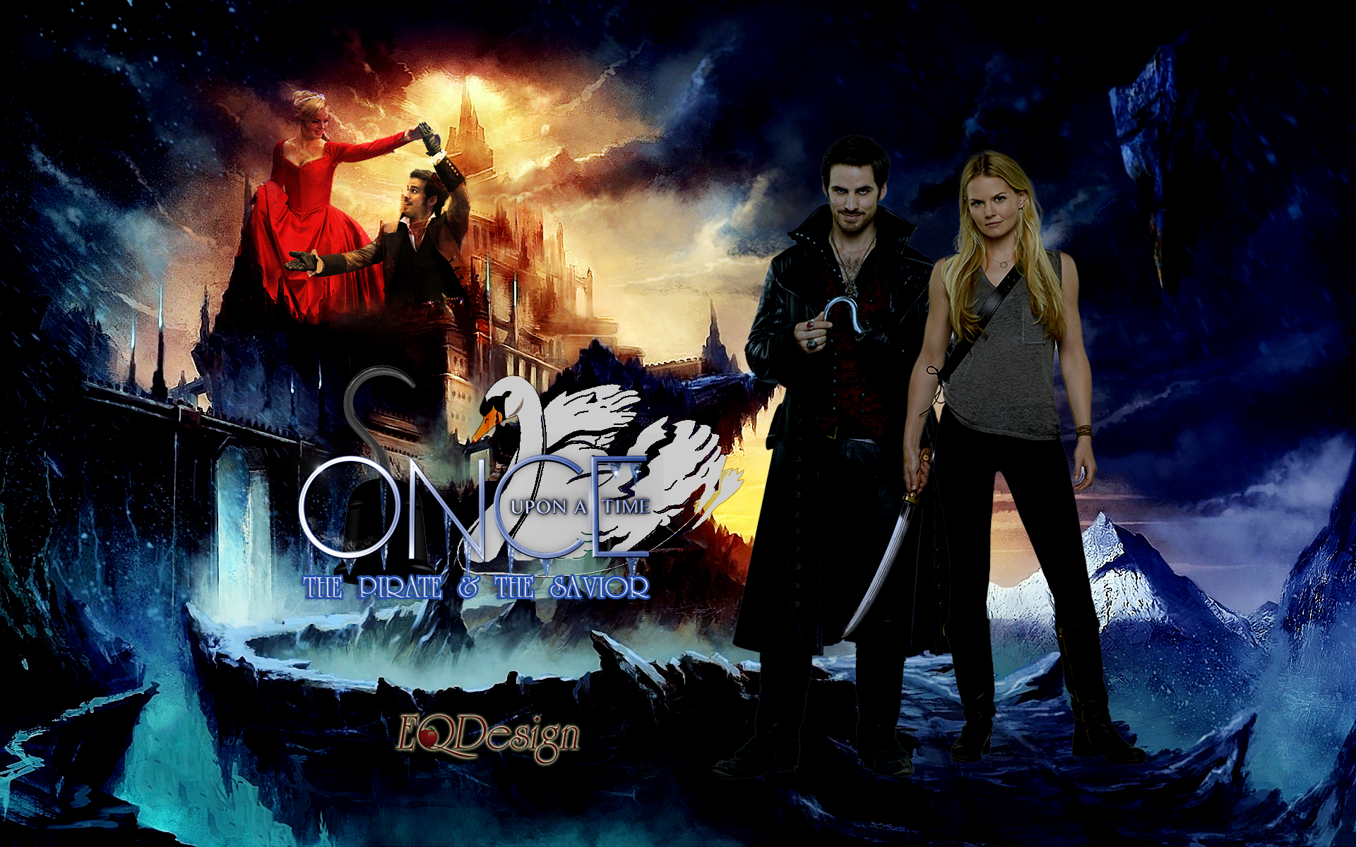 Emma And Captain Hook Swan By Eqdesign