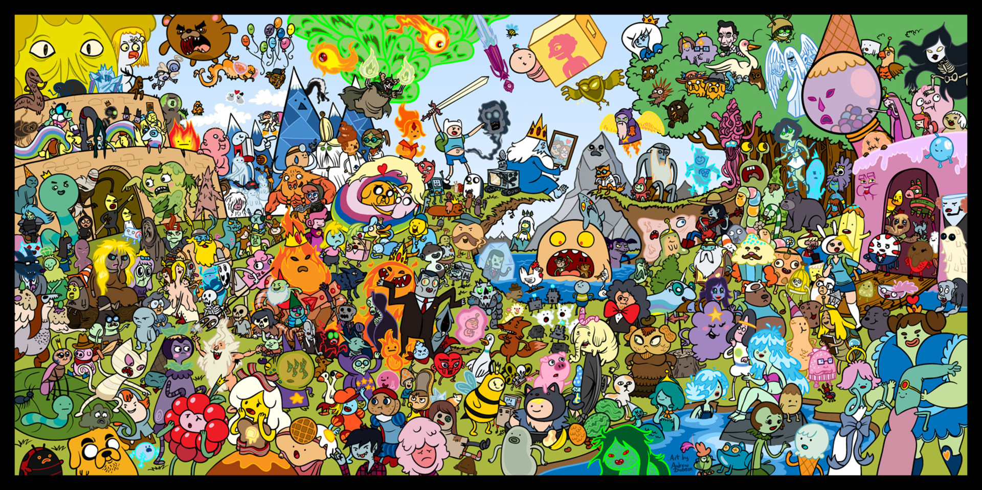 Adventure Time Puter Wallpaper Desktop Background