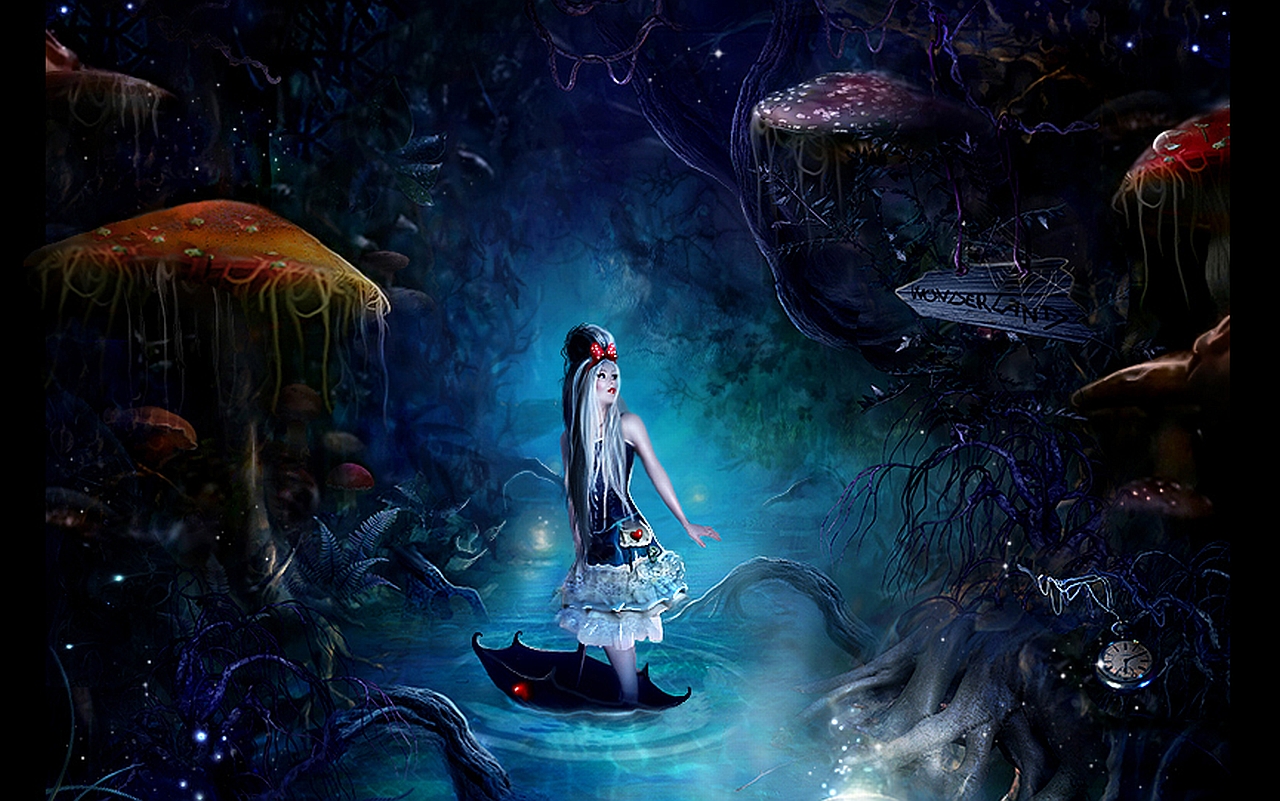 Alice In Wonderland Wallpaper Background