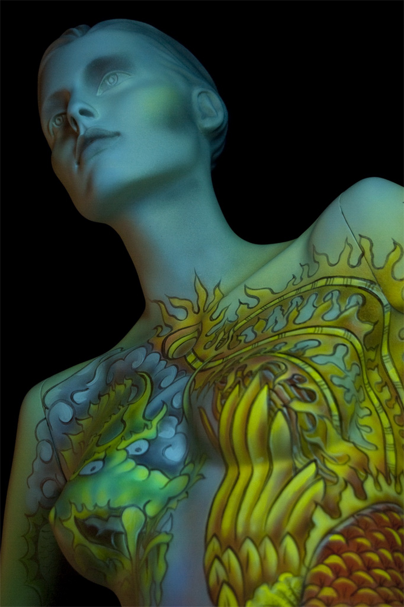 paintings body painting HD Wallpaper   Art Fantasy 955430