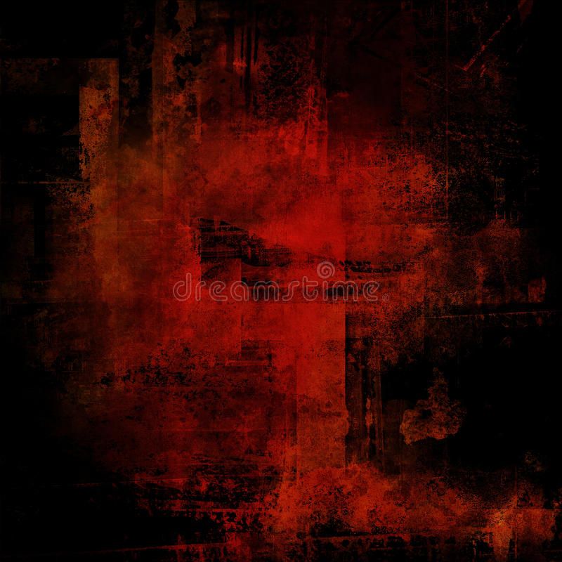 Grunge Red And Black Background A