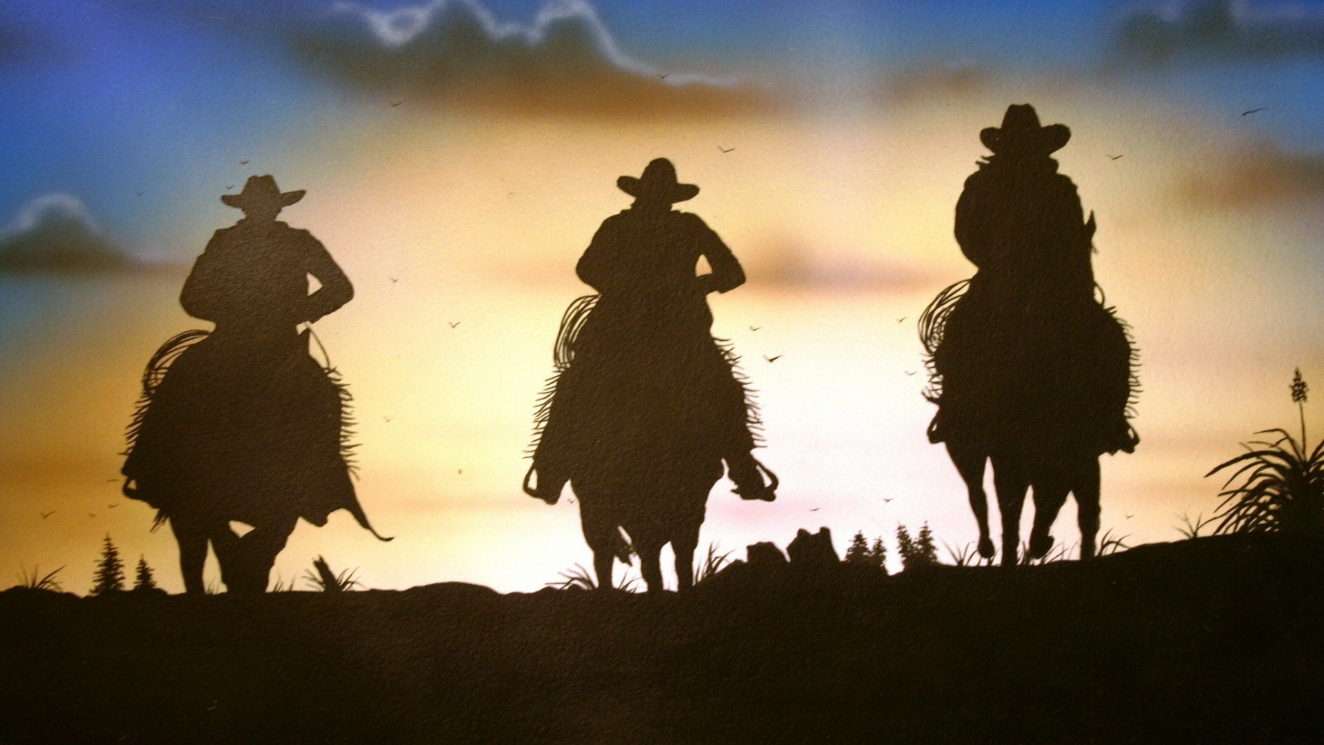 Cowboy Desktop HD Wallpaper
