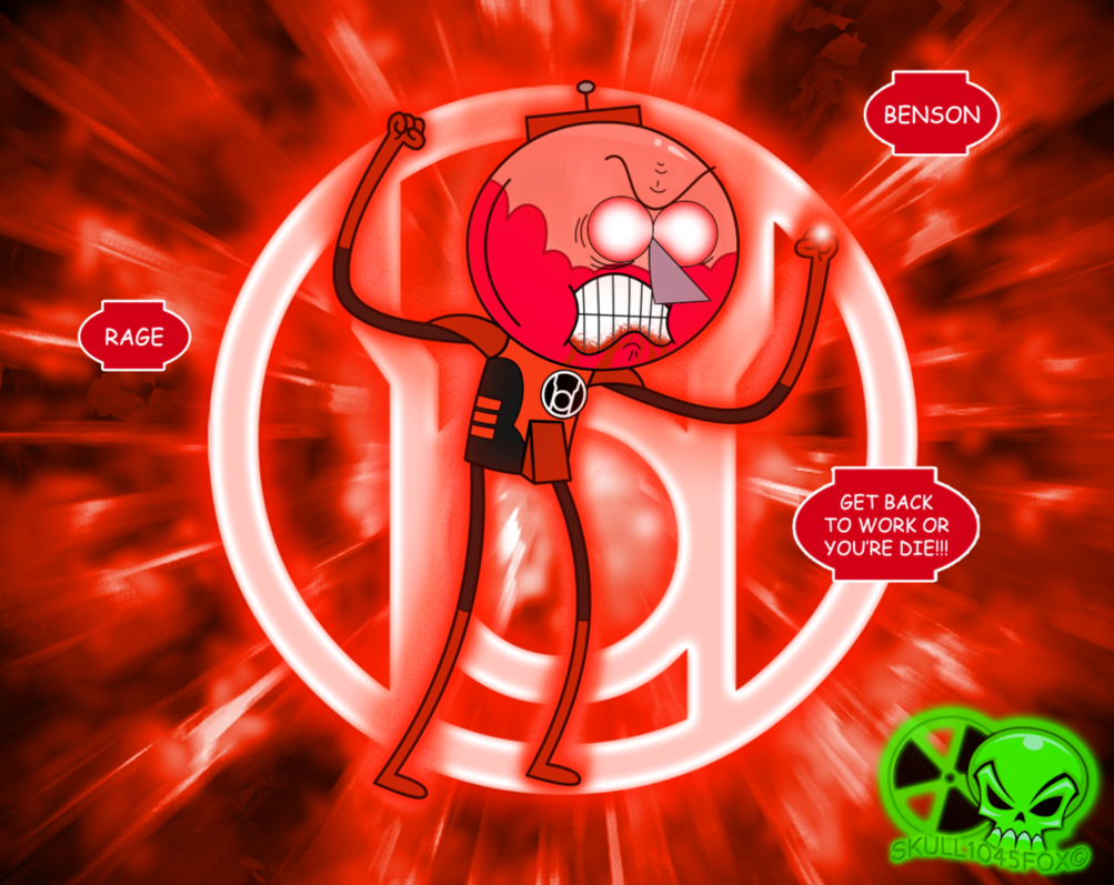 Red Lantern Benson By Skull1045fox