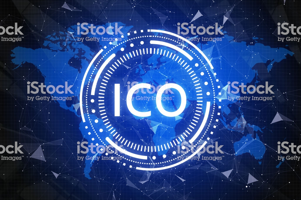 Cryptocurrency And Global Emerce Wallpaper Stock Photo