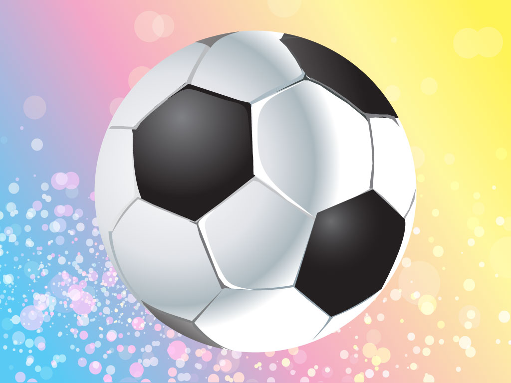 Ball On A Modern Style Background Ready For Your Team Flyer Or Poster