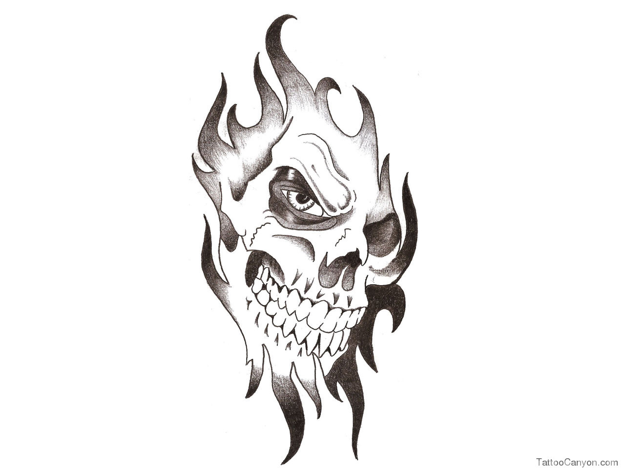 Designs Shadow Of The Skull Tattoo Wallpaper Picture