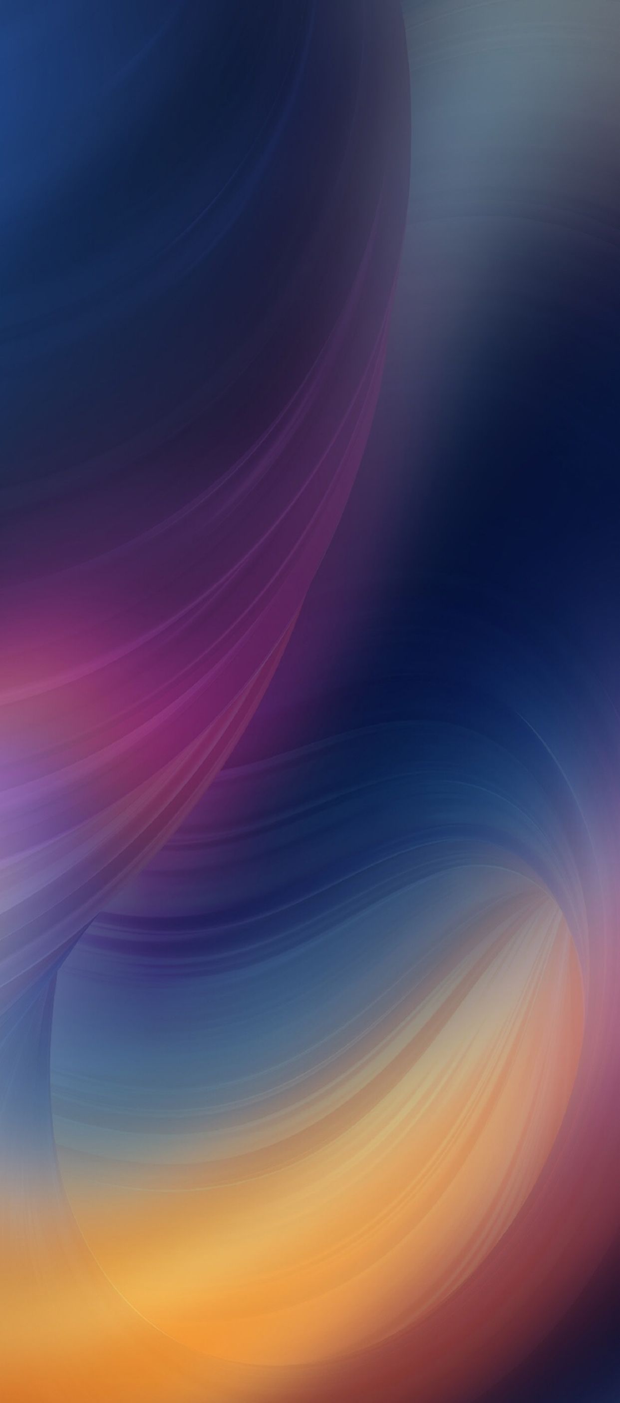 Ios iPhone X Purple Blue Clean Simple Abstract Apple