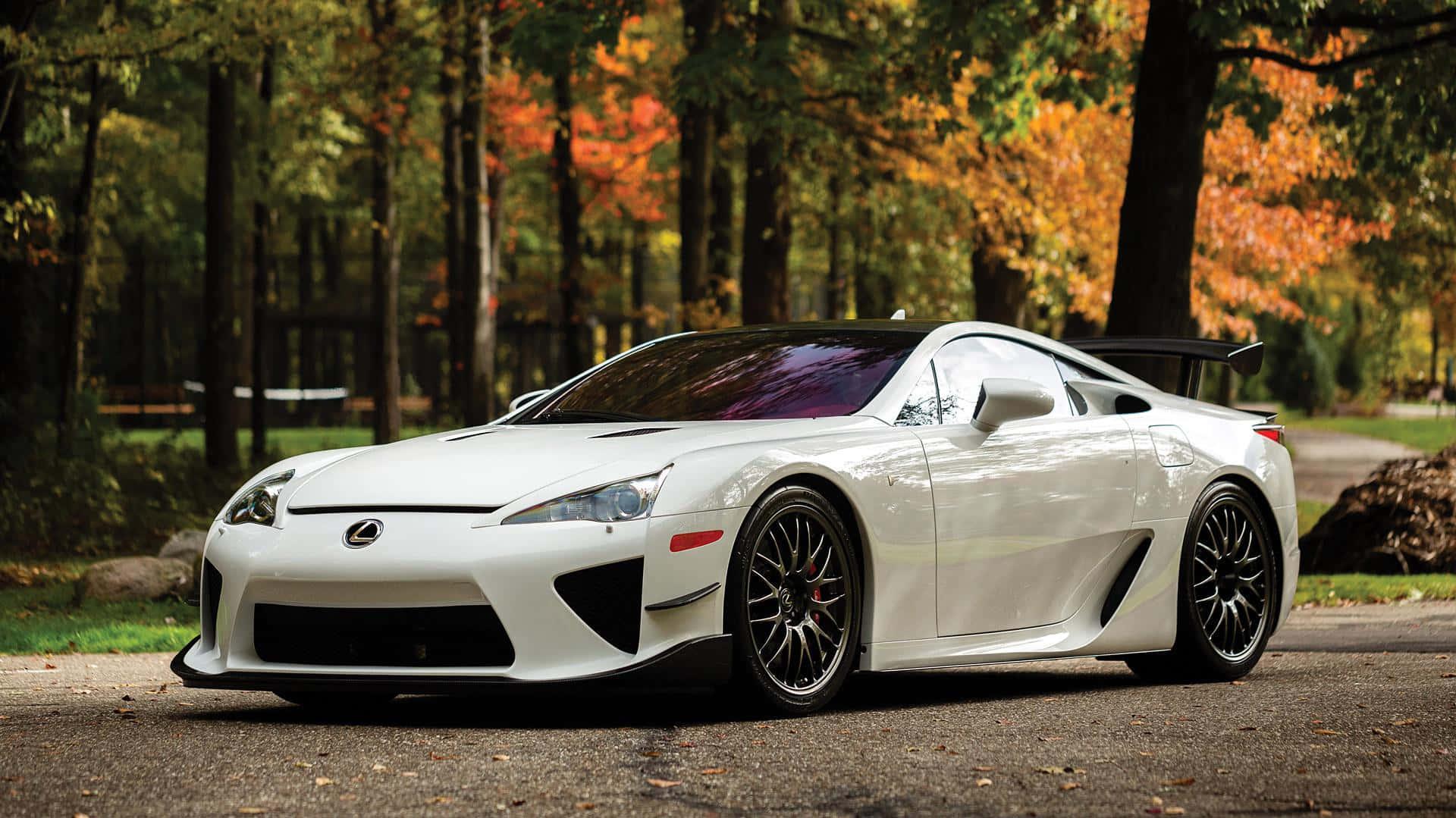 A Stunning Lexus Lfa Exuding Elegance And Speed Wallpaper