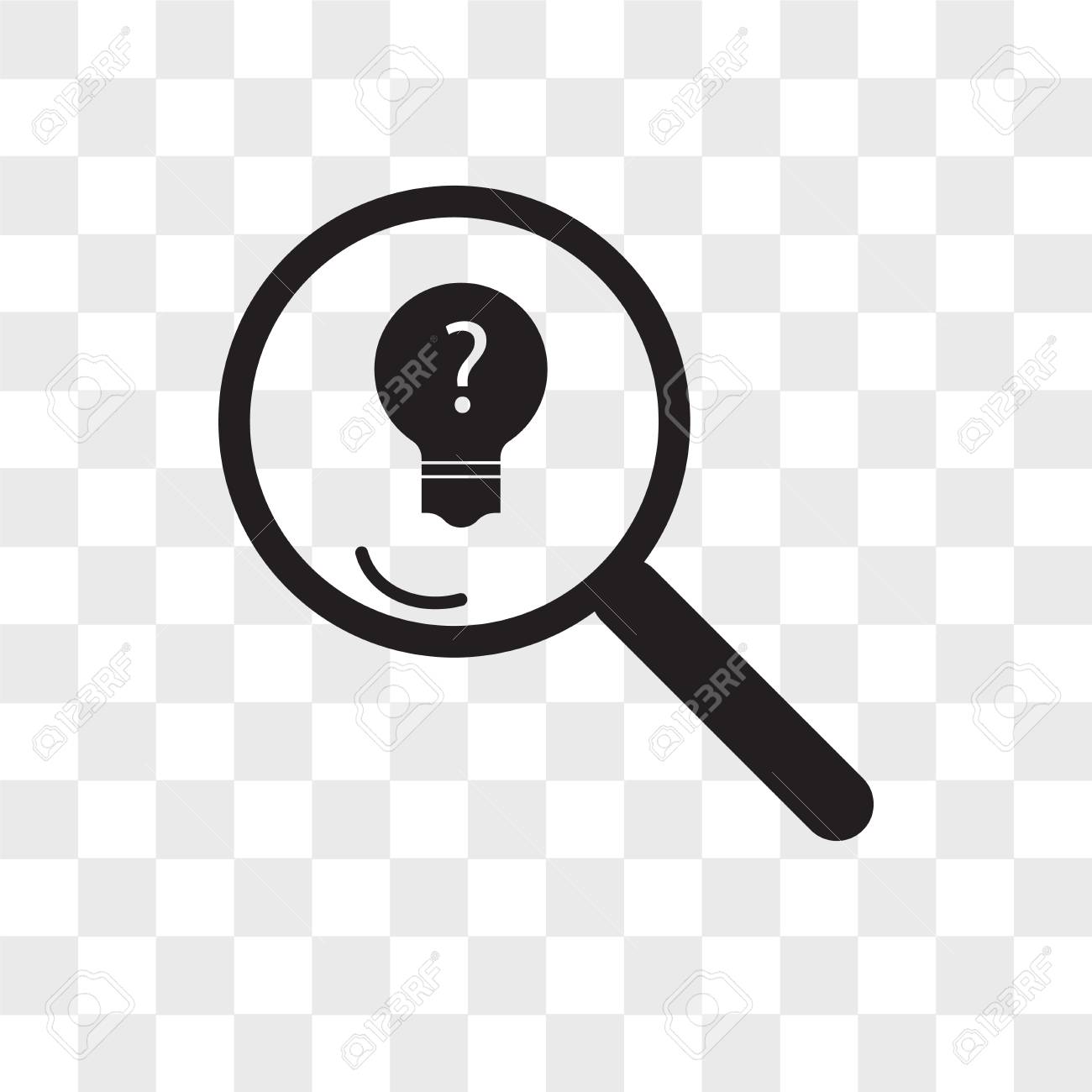 Curiosity Vector Icon Isolated On Transparent Background