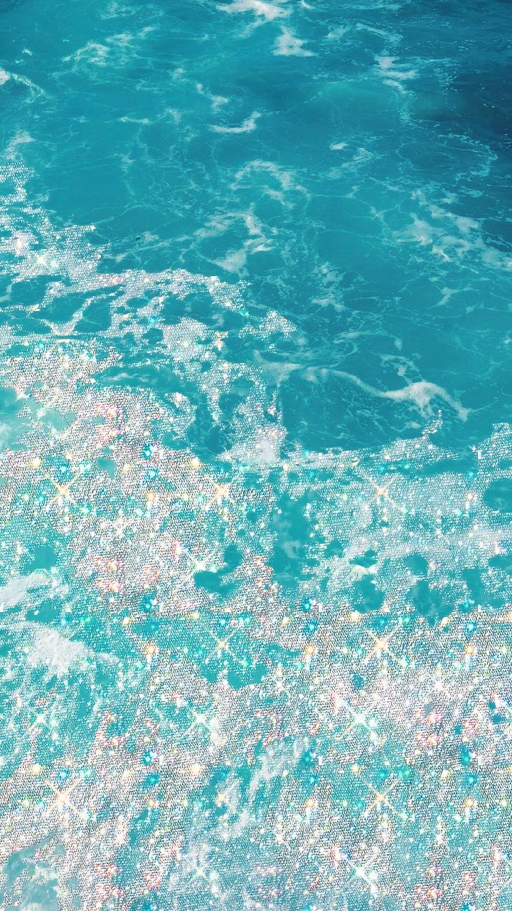 Sparkle Water Background Wallpaper Holographic