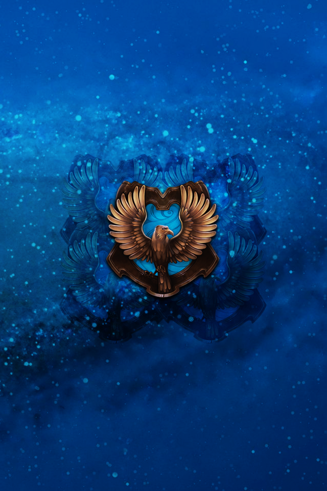 ravenclaw iphone 4 4s lock homescreen wallpaper by briely d563hztpng 640x960