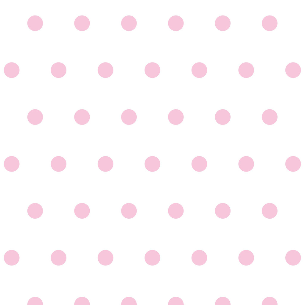 White Wallpaper With Cm Pink Dots