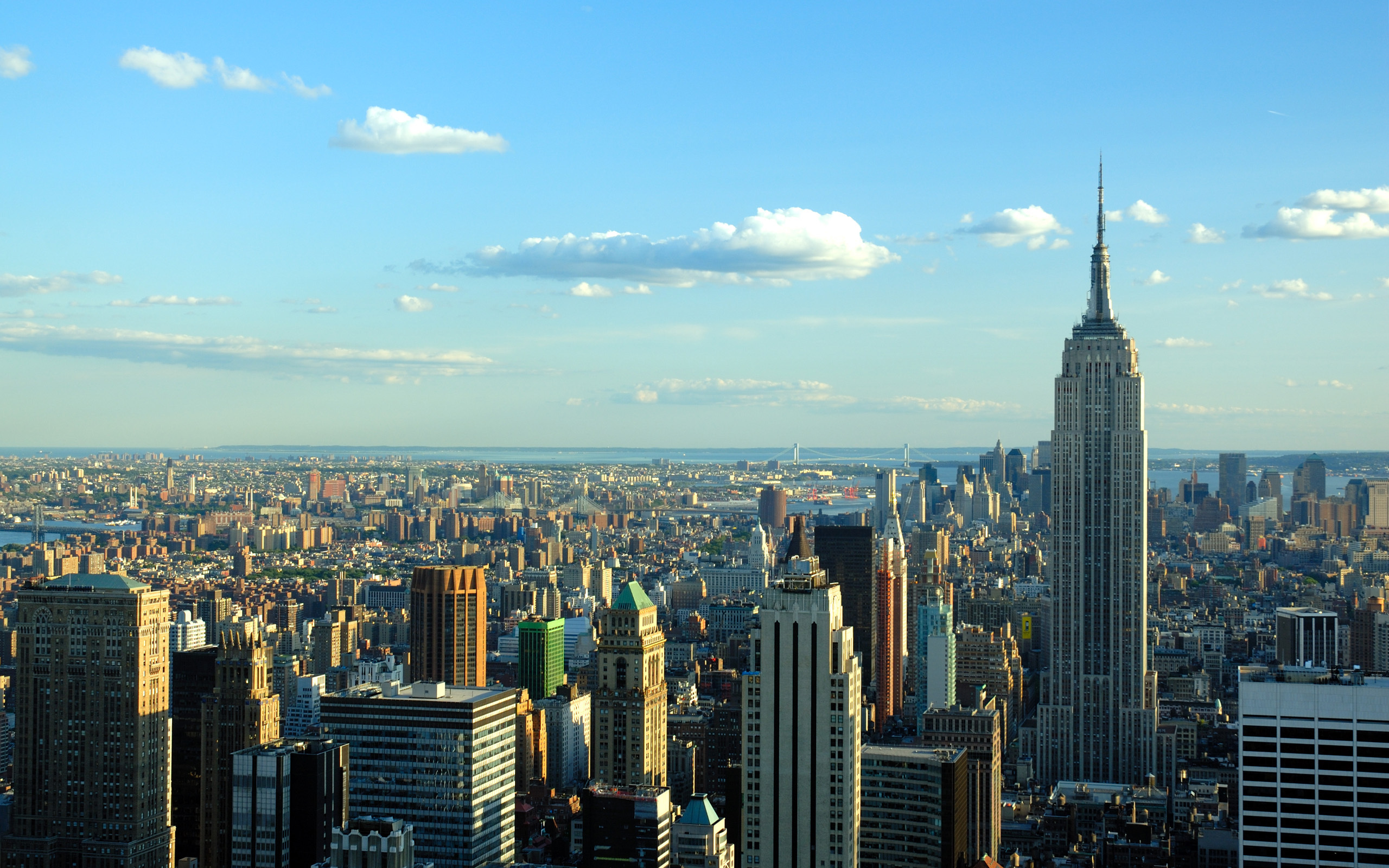 New York City Skyline Desktop Background In High Resolution At