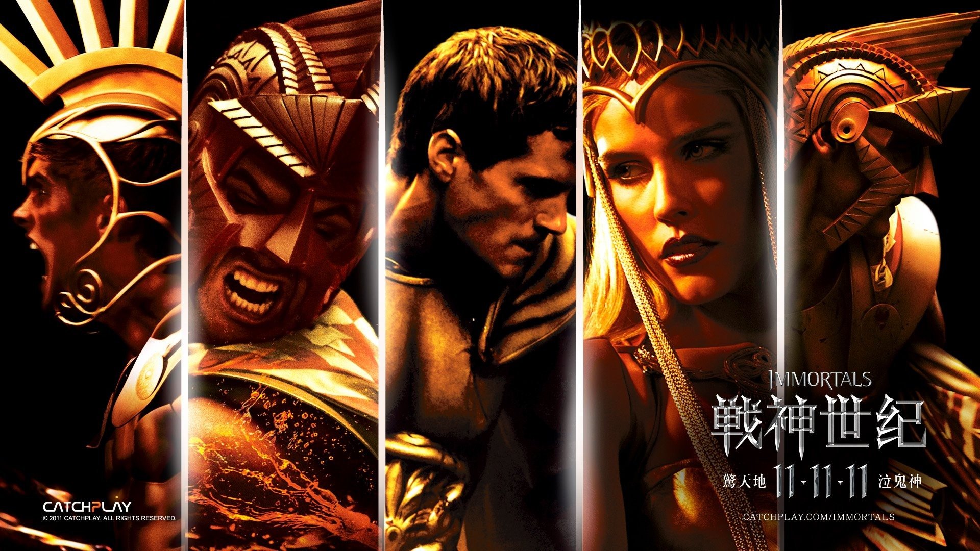 Immortals Fantasy Action Adventure Movie Film Warrior Poster Wallpaper