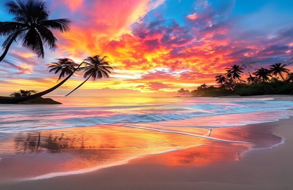 Beach Sunrise Wallpaper