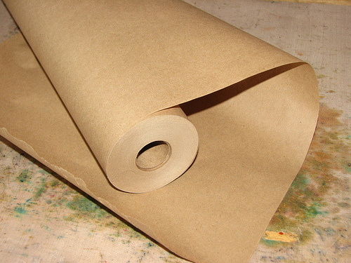 Supplies Brown Paper Bag Distress Ink Glossy Accents Punch