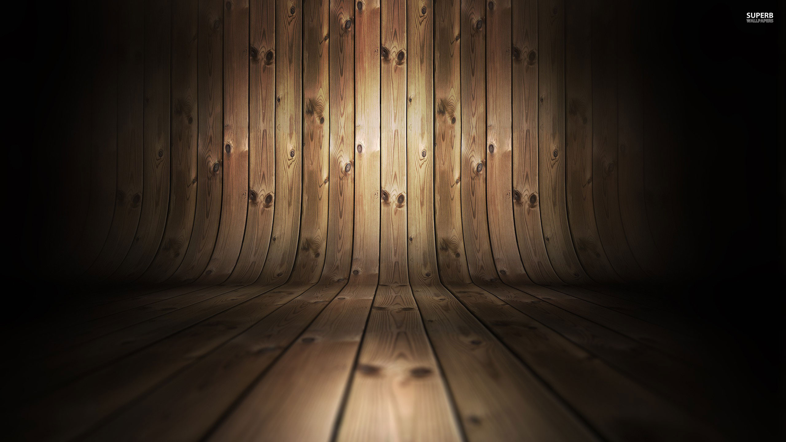 Curved Wood Wallpaper Hd